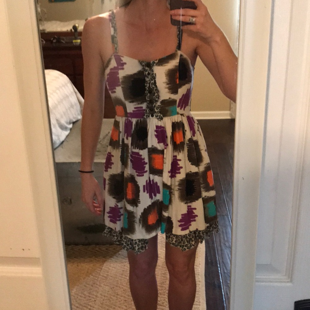 Kensie funky skater dress size Small